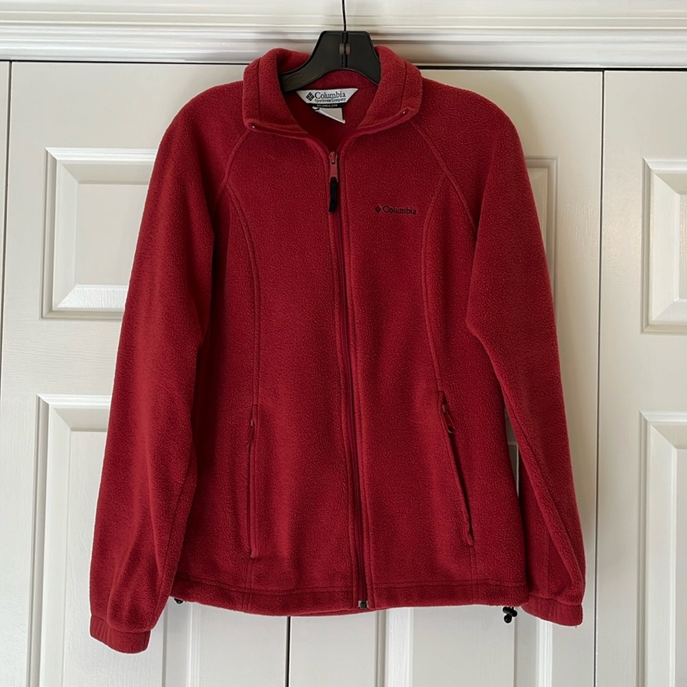 Women's Columbia zip up fleece jacket
